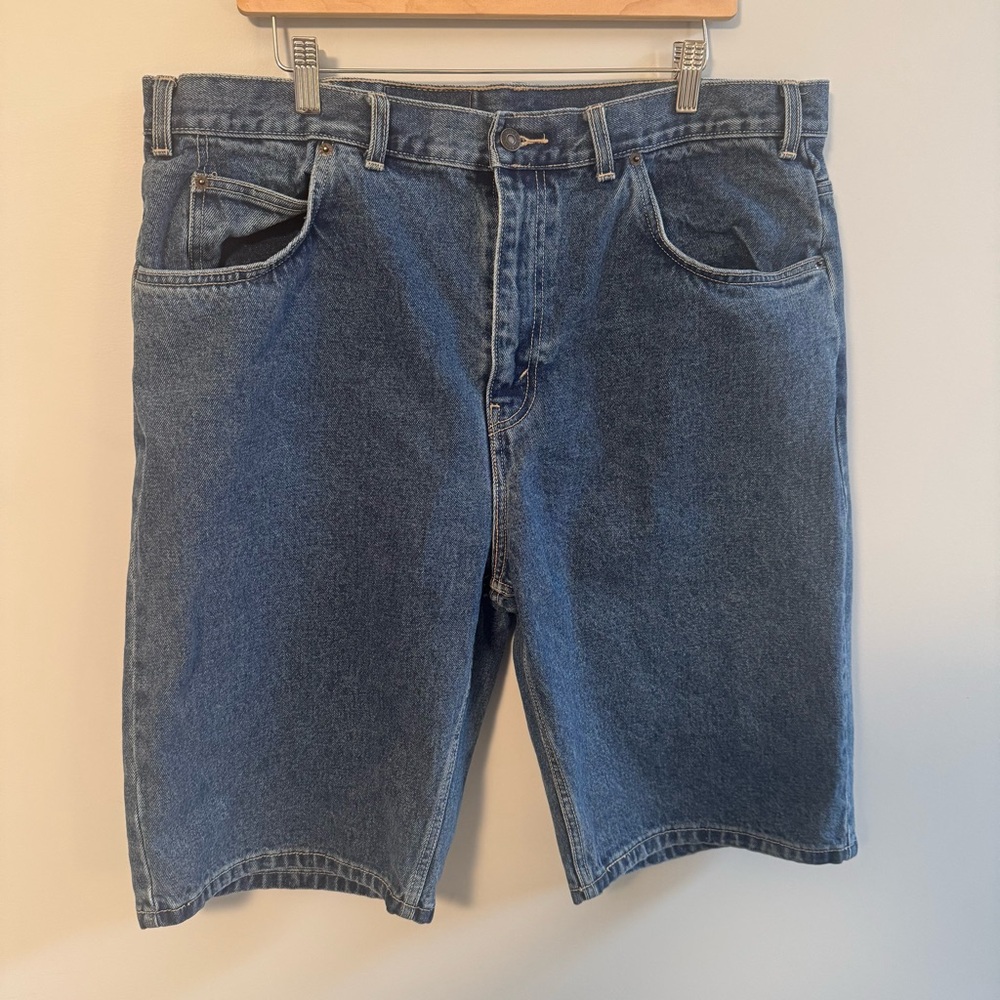 LEVI'S Men's Vintage Y2K  Blue Jean Orange Tab Shorts Size 40